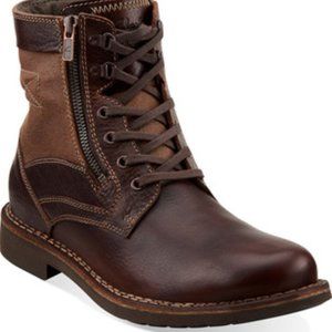 Clarks Medway Track Brown Leather Boot 8